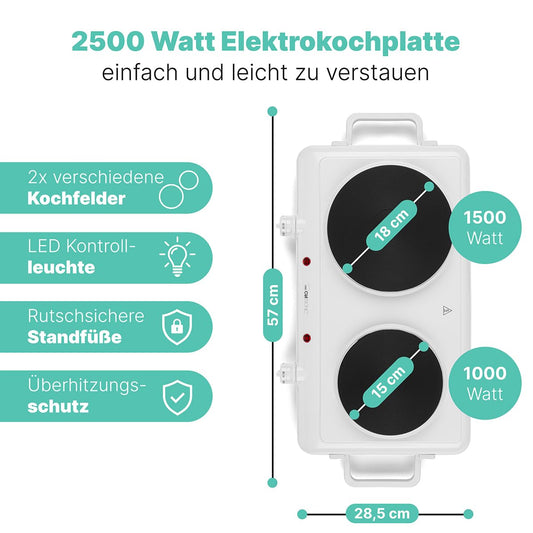 Clatronic Doppelkochplatte DKP 3583