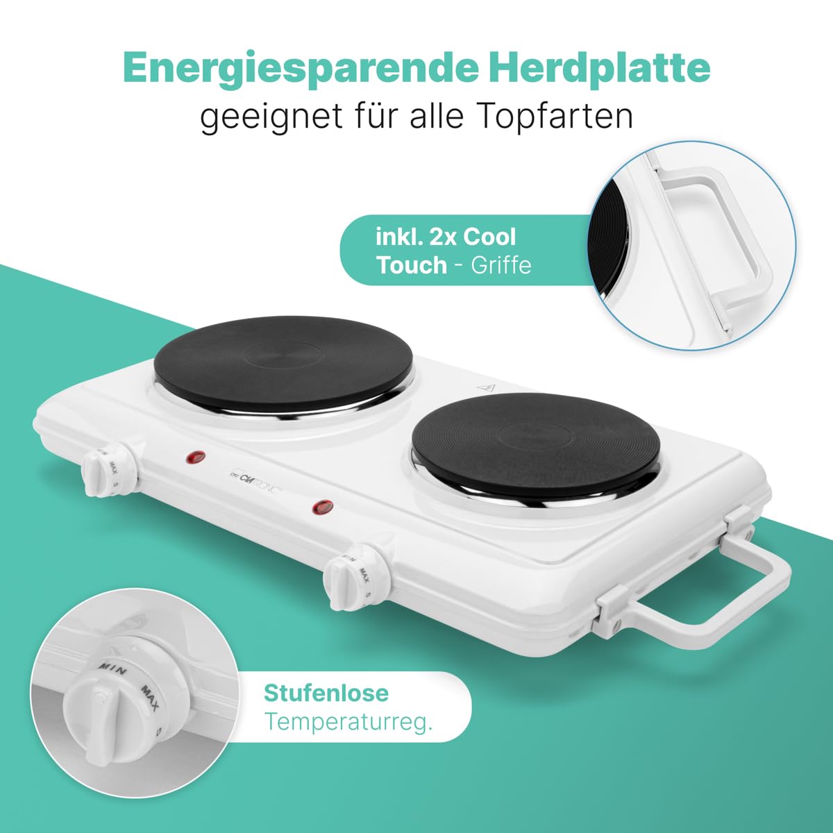 Clatronic Doppelkochplatte DKP 3583