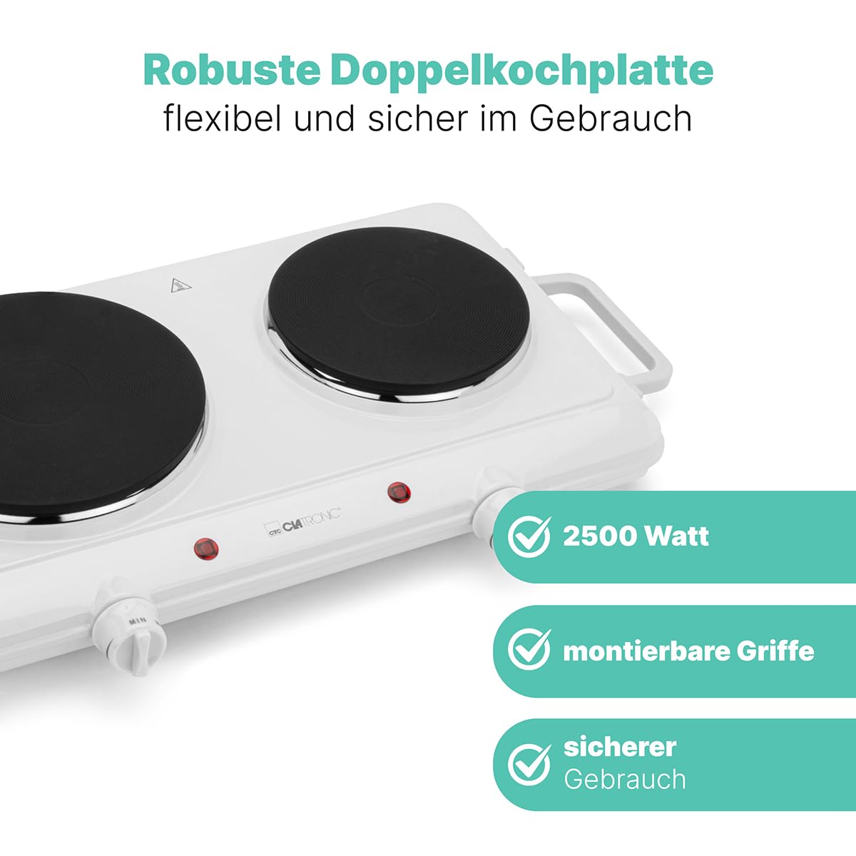 Clatronic Doppelkochplatte DKP 3583