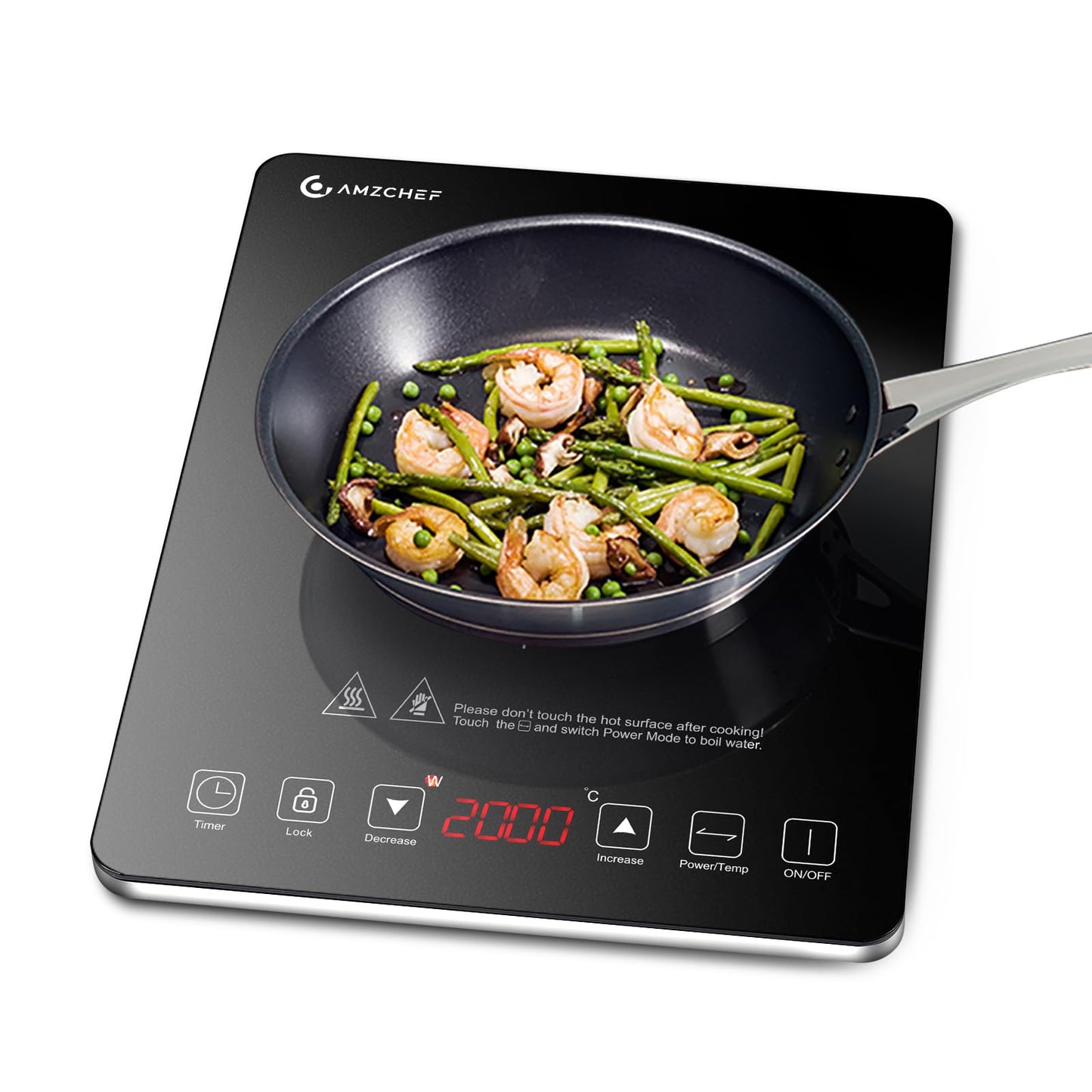AMZCHEF Induktionskochfeld 2000W