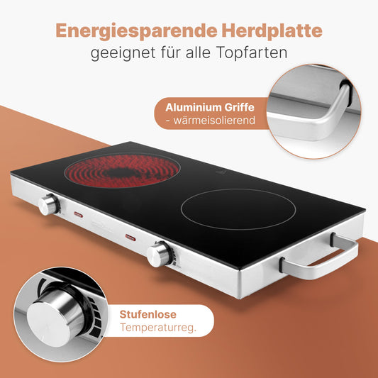 ProfiCook Doppelkochplatte 2800W