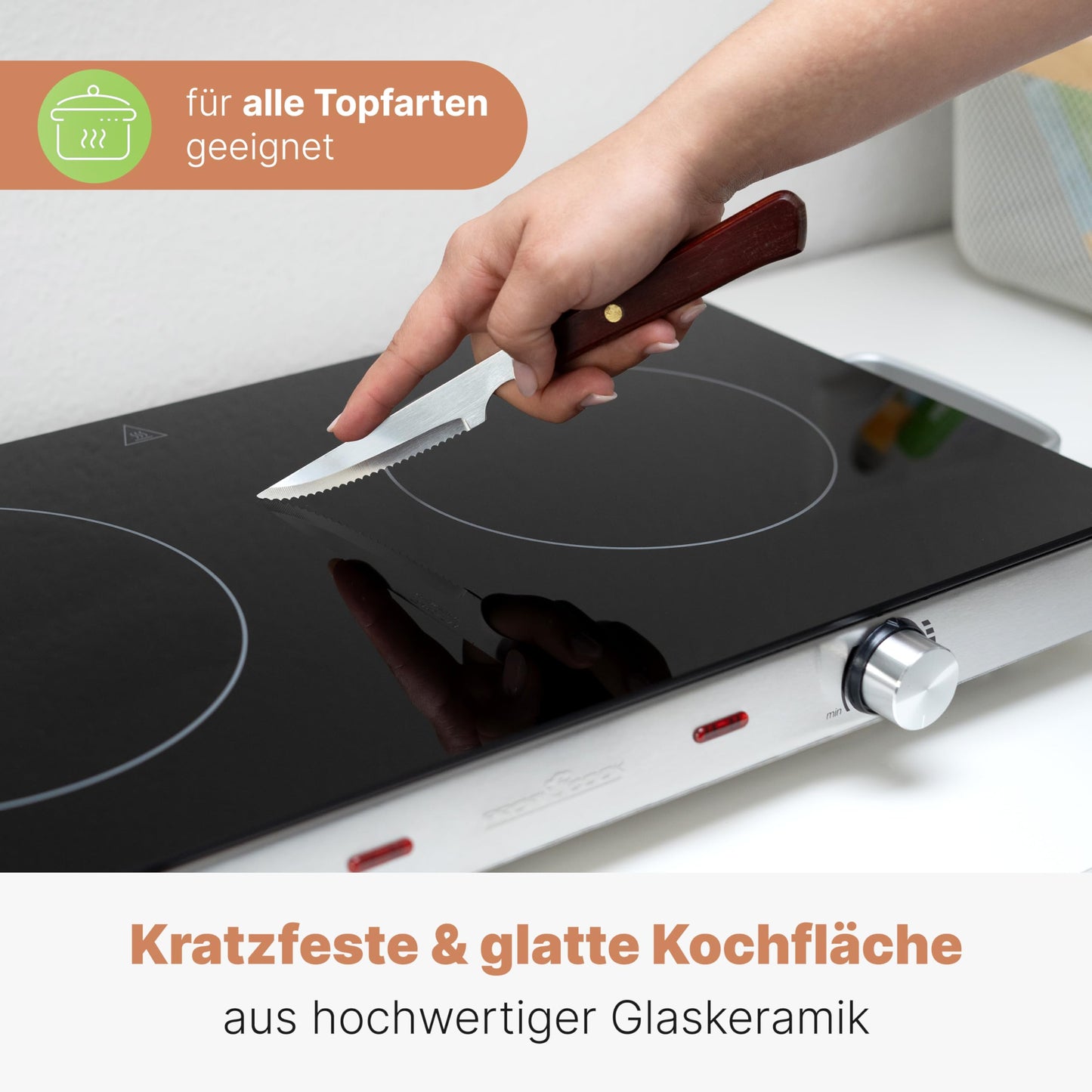 ProfiCook Doppelkochplatte 2800W